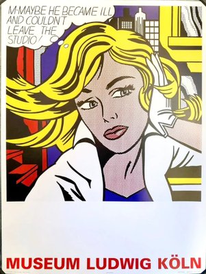 版画 Roy Lichtenstein poster originals 2003 Kiss poster originals print by Roy Lichtenstein - Dope! Gallery