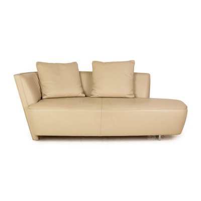 Vier-Sitzer Sofa aus beigefarbenem Leder von Himolla bei Pamono kaufen