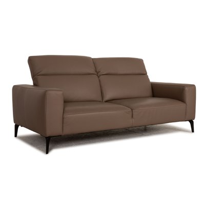 Zürich 2-Seater Sofa in Brown Leather from BoConcept for sale at