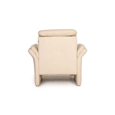 Cream fabric armchair sale
