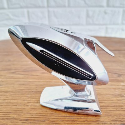 Vintage T21 Robin Chrome Desk Lghter from Maruman, Japan