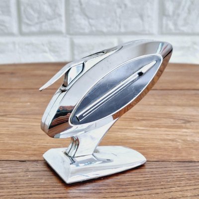 Vintage T21 Robin Chrome Desk Lghter from Maruman, Japan, 1970s