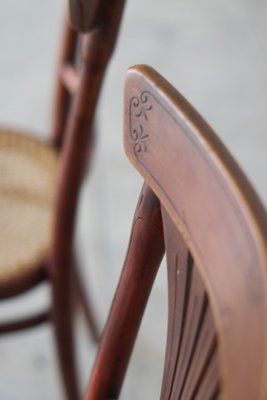 Sillas 221 de mimbre de Michael Thonet para Thonet, años 20