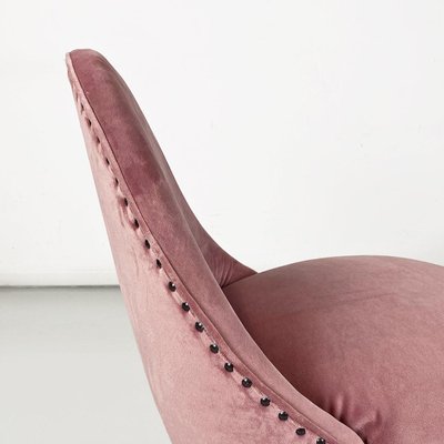 Pink suede online armchair