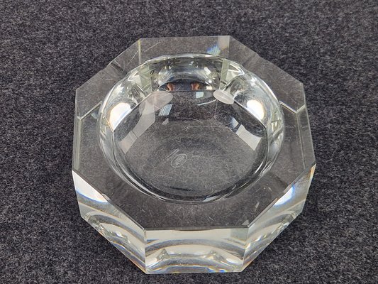 Mid-Century Modern Art Nouveau Style Crystal Ashtray from Moser