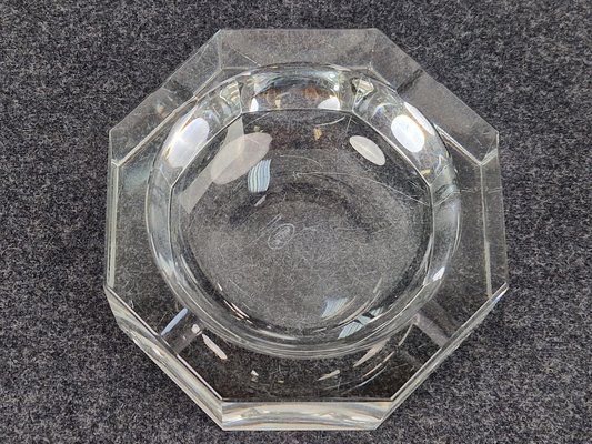 Mid-Century Modern Art Nouveau Style Crystal Ashtray from Mid-Century Modern Art Nouveau Style Crystal Ashtray from