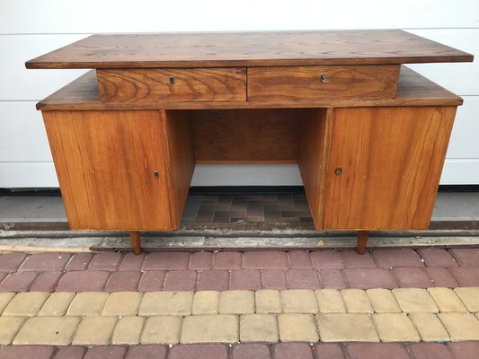 Vintage brown cheap desk