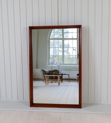 Large Mid-Century Modern Mirror in Walnut, Sweden, 1960s for sale