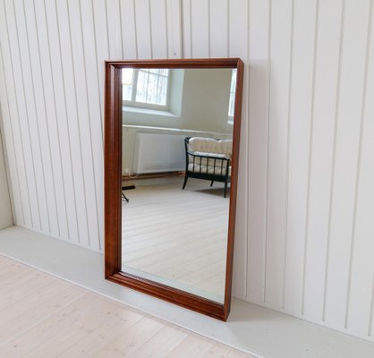 Large Mid-Century Modern Mirror in Walnut, Sweden, 1960s for sale
