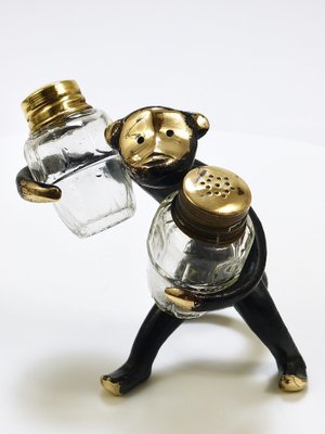 Monkey Salt and Pepper Shakers by Walter Bosse for Herta Baller