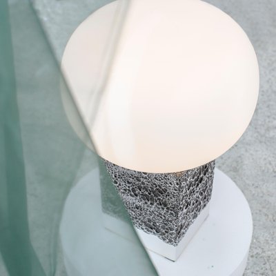 Pulpo LED lampe de table Magma One Low Ø 40cm H 60cm » Blanc Acetato/Blanc
