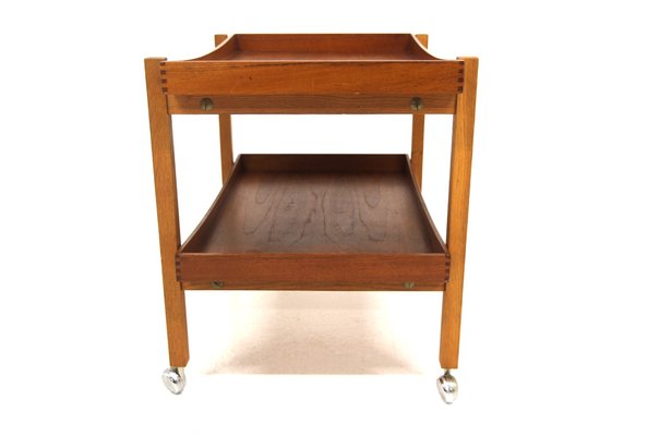Trolley in Teak from Ikea, Sweden, 1960s for sale at Pamono