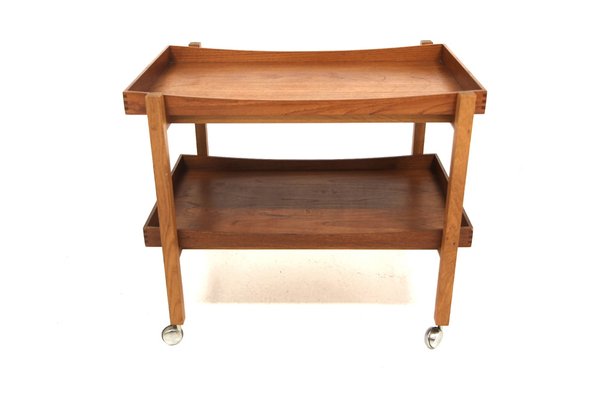 Trolley in Teak from Ikea, Sweden, 1960s for sale at Pamono