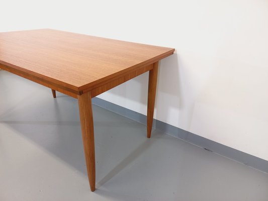 Vintage Scandinavian Style Dining Table in Teak, 1960s for sale at