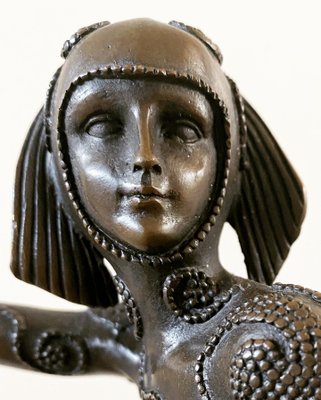 After D H Chiparus, Art Deco Phoenician Dancer, 1920s, Bronze for