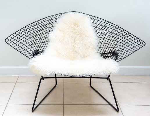 Large Diamond Chair attributed to Harry Bertoia for Knoll