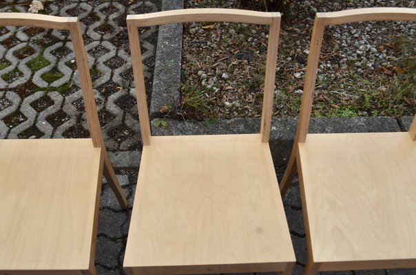 Model PLY / Plywood Chairs by Jasper Morrison for Vitra, 2009, Set