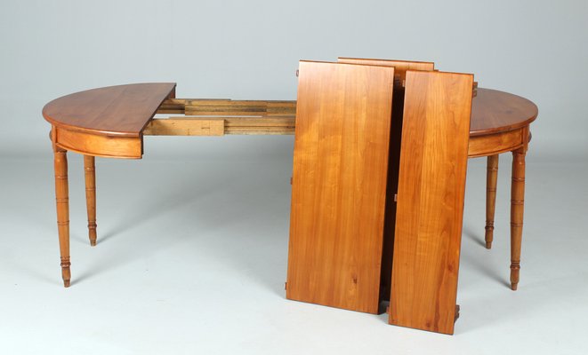 Antique extension dining table deals