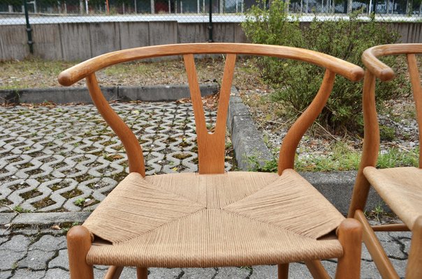 CH24 Wishbone Y Chair in Oak by Hans J. Wegner for Carl