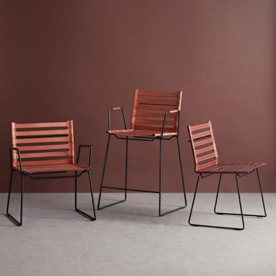 Cognac Stitch Chair by Oxdenmarq for sale at Pamono
