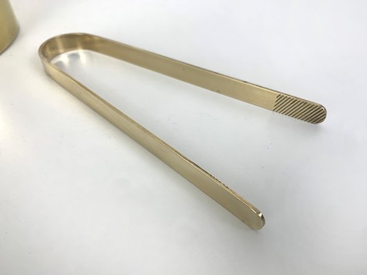Secchiello per il ghiaccio placcato in argento di Sheratonn, anni '60