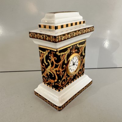 Table Clock Model Versace Barocco for Rosenthal 1990s