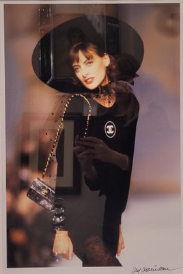 Guy Marineau, Inés de la Fressange, Chanel, 1988, Lámina fotográfica,  Enmarcada