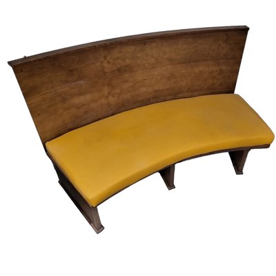 Mid century dining 2024 bench with back