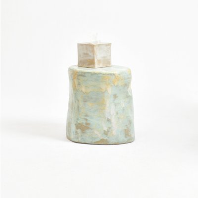 Small Ceramic Side Table in Monet Glaze by Project 213A for sale
