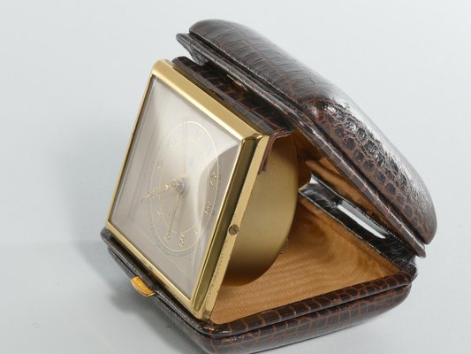 Réveil de voyage Jaeger Swiss - métal, laiton - 1930