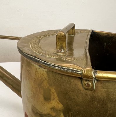 Shanrya Gießkanne Aus Edelstahl & Messing - Retro-Design Mit Langem Auslauf, 1,3 Liter