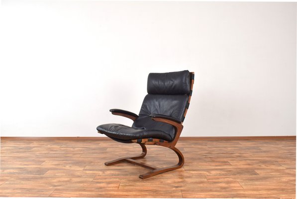 Mid Century Norwegian Lounge Chair by Elsa and Nordahl Solheim for