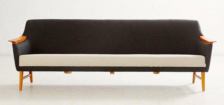 Long black sofa outlet