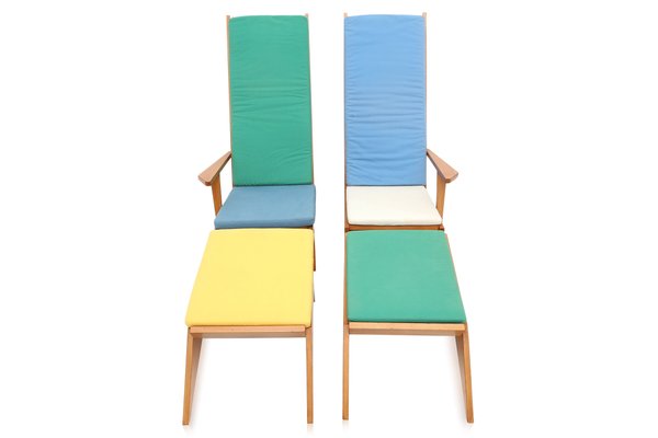 Vintage Italian Swimming Pool Lounge Chairs 1970s