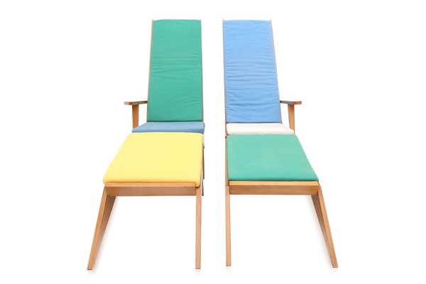 Vintage Italian Swimming Pool Lounge Chairs 1970s