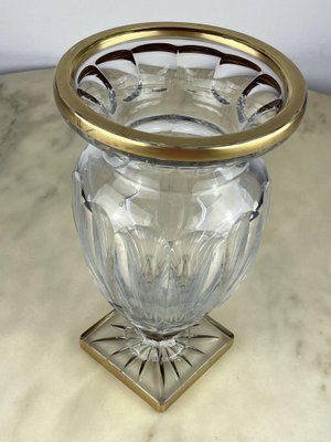 Vase aus Bleikristall, Frankreich, 1980er bei Pamono kaufen