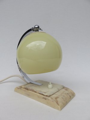 Vintage Art Deco Night Stand Lamp With Bakelite For Sale At Pamono