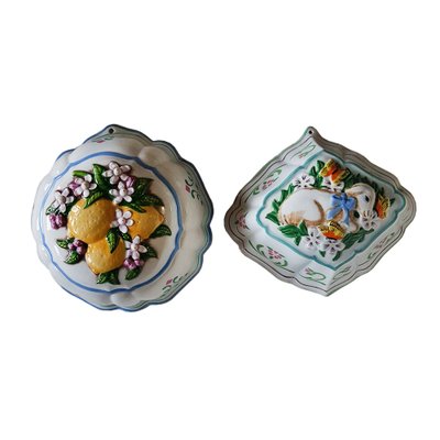 Jelly Molds from Franklin Mint & Le Cordon Bleu, Set of 2 for sale