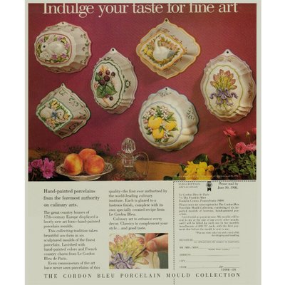 Jelly Molds from Franklin Mint & Le Cordon Bleu, Set of 2 for sale