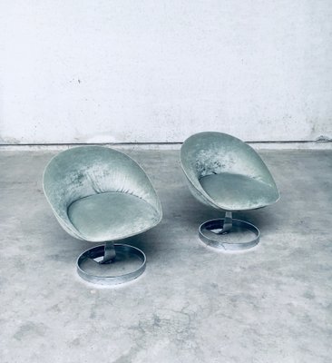 Space Age Sphere Pod Lounge Chairs France 1960s Set of 2 for sale at Pamono