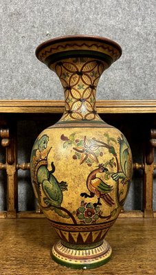 Vaso grande in terracotta dipinto da Montopoli Etruria, Italia in vendita  su Pamono