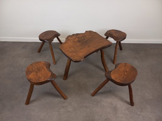 Coffee table 2024 stool set