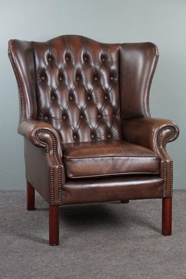 Leather vintage armchair sale