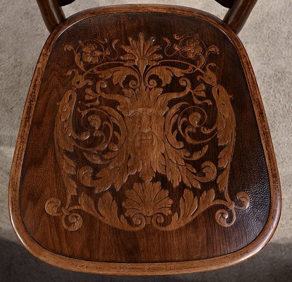 N ° 67 Dining Chairs by Jacob & Josef Kohn, 1900s, Set of 4 for