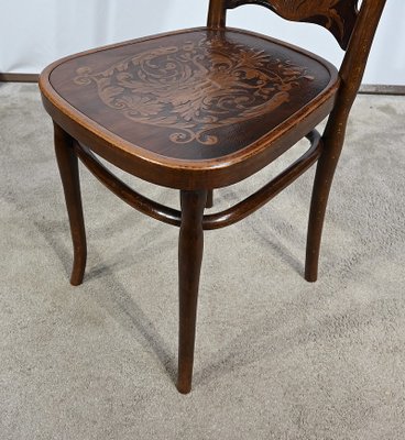 N ° 67 Dining Chairs by Jacob & Josef Kohn, 1900s, Set of 4 for