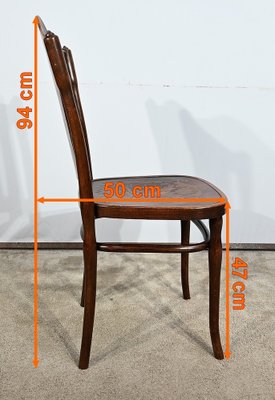 Sillas de comedor N ° 67 de Jacob & Josef Kohn, década de 1900