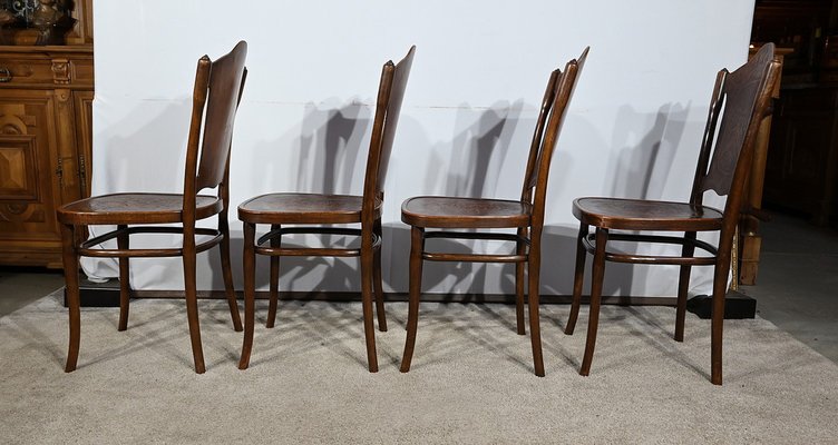 N ° 67 Dining Chairs by Jacob & Josef Kohn, 1900s, Set of 4 for