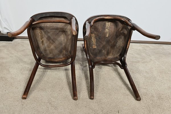 Set of N ° 67 Dining Chairs by Jacob & Josef Kohn, 1900s for sale