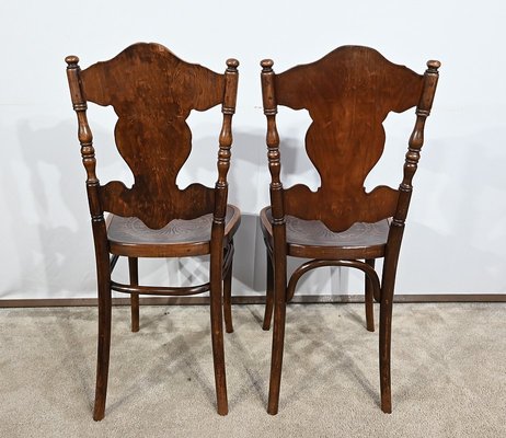 Set of N ° 67 Dining Chairs by Jacob & Josef Kohn, 1900s for sale