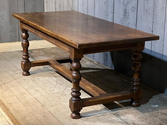 2-Plank Oak Farmhouse Dining Table, 1925 for sale at Pamono